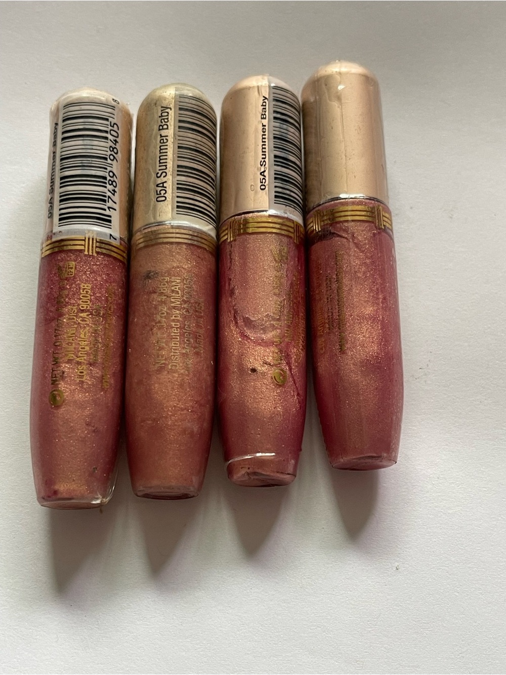 Milani Crystal Gloss Lip Gloss #05A Summer Baby Rare Sealed